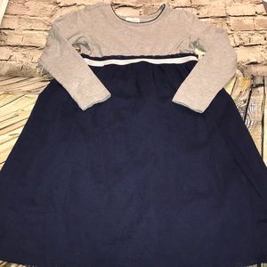 Blue and grey dress